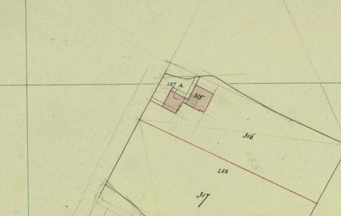 Hulpkaart kadaster 1885