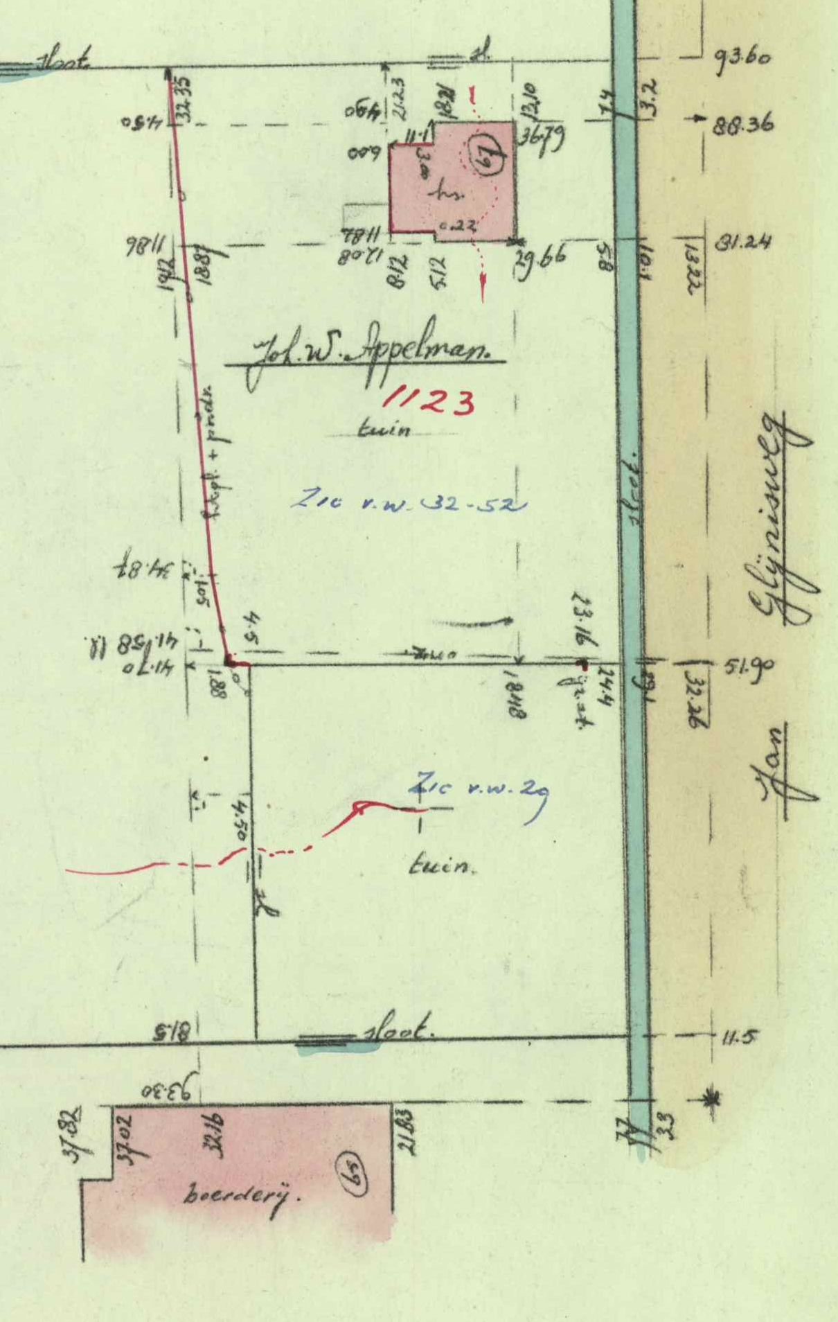 Perceel H426 en H424
